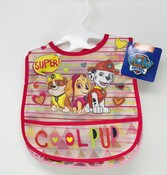 Wholesale - 2PK PAW PATROL FROSTED GIRL'S BIB, UPC: 632878408512